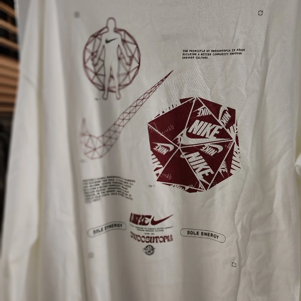 Nike Sportswear Max90 Long-Sleeve T-Shirt with Swooshtopia Graphic Size L | NWT - Picture 5 of 9